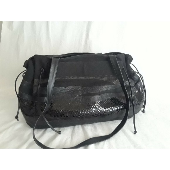CARLOS FALCHI-textured Leather-Purse-Handbag-Shoulder Bag